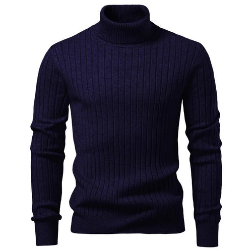 Men’s Ribbed Turtleneck Sweater Men's Sweaters