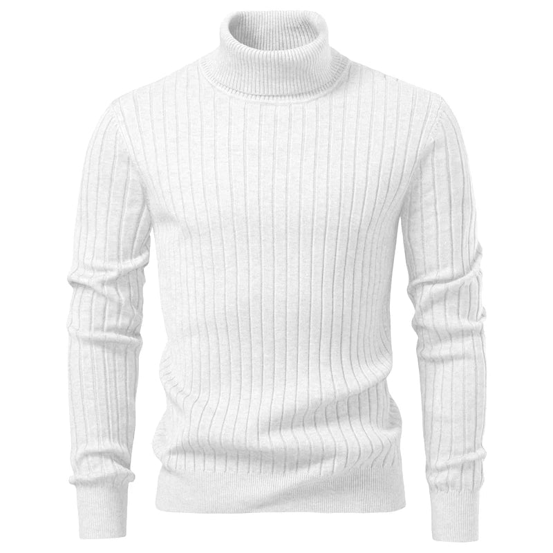 Men’s Ribbed Turtleneck Sweater Men's Sweaters