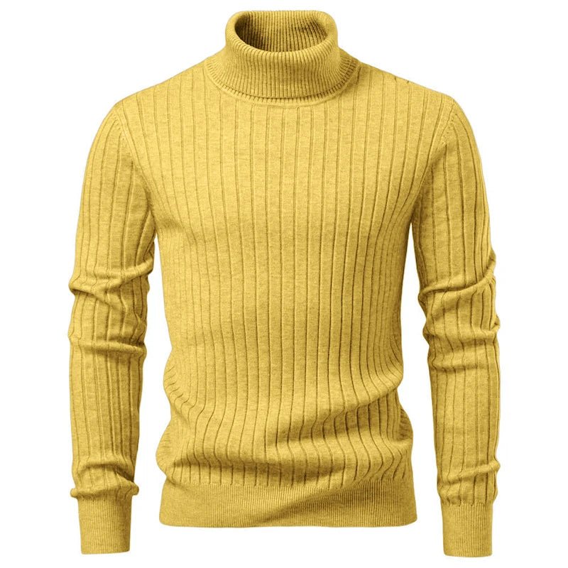 Men’s Ribbed Turtleneck Sweater Men's Sweaters