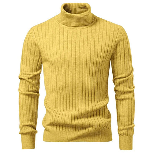 Men’s Ribbed Turtleneck Sweater Men's Sweaters