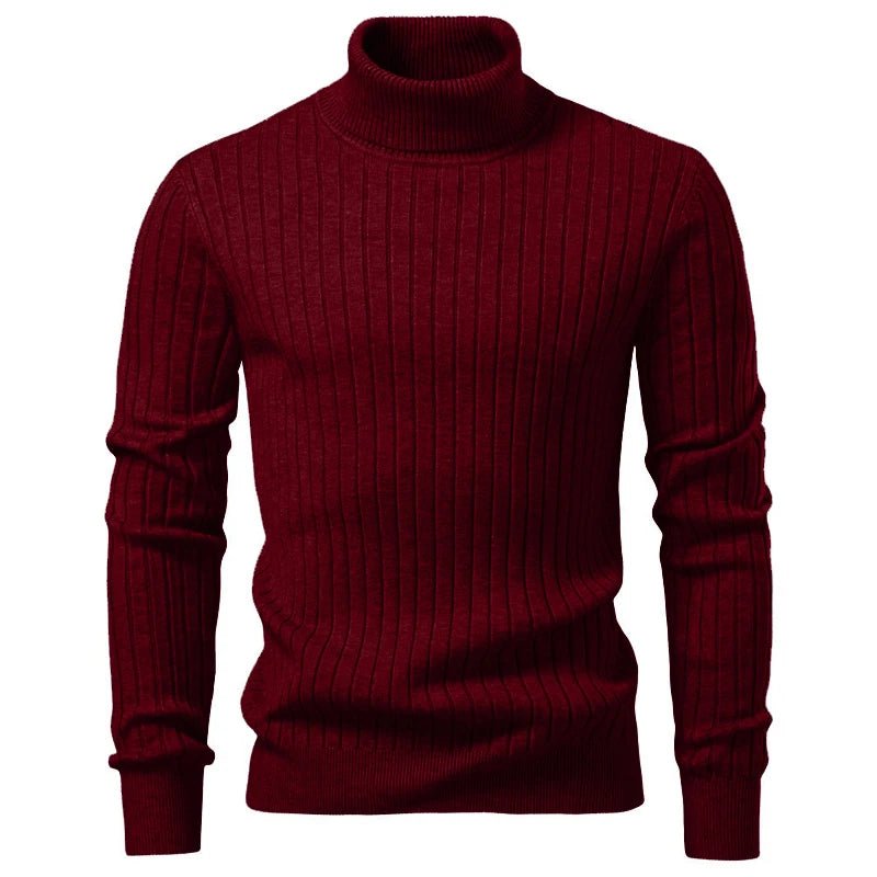 Men’s Ribbed Turtleneck Sweater Men's Sweaters