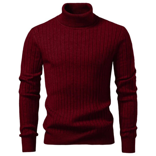 Men’s Ribbed Turtleneck Sweater Men's Sweaters