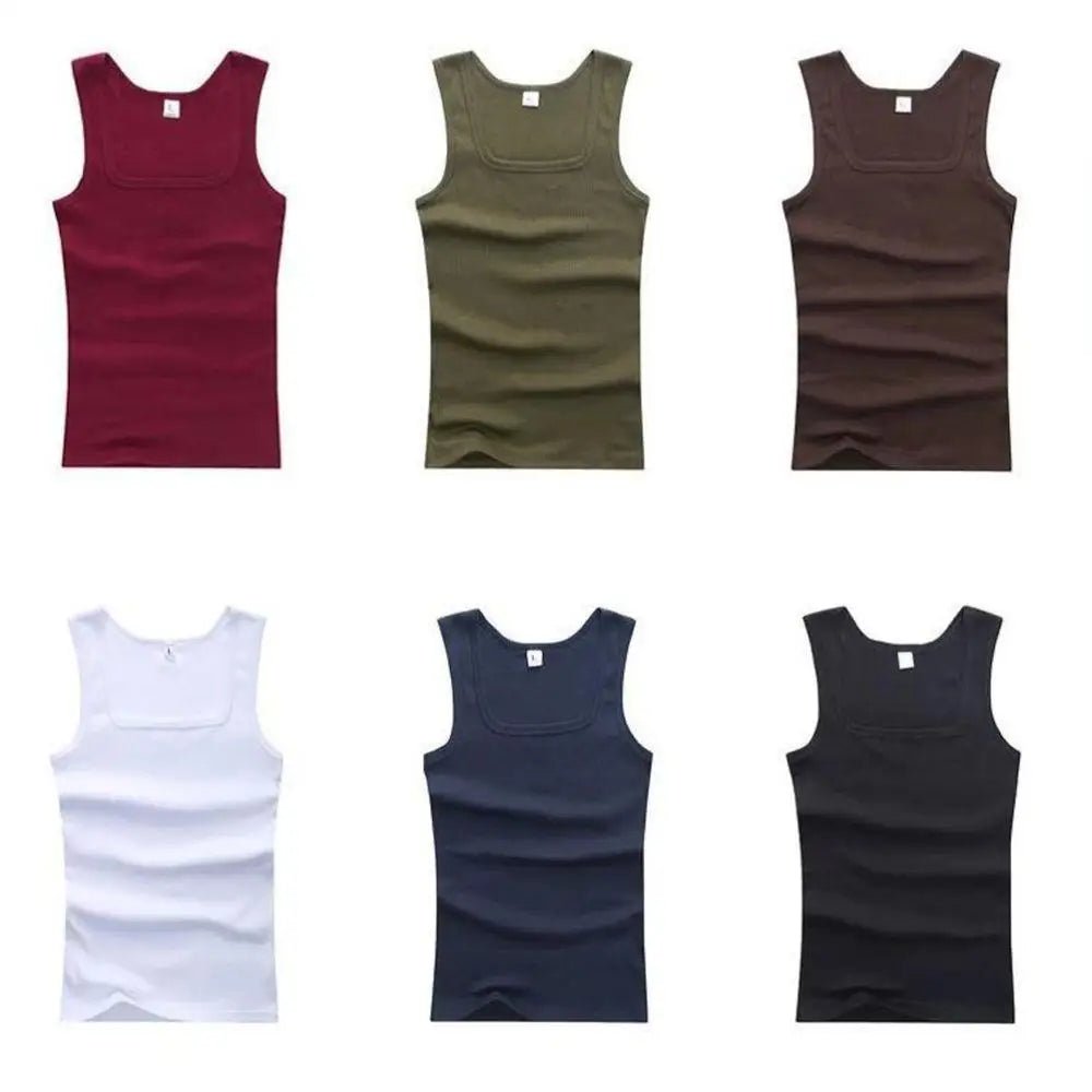 Men's Sleeveless Breathable Fitness Tank Top Cotton Bodybuilding Tee For Summer Workouts