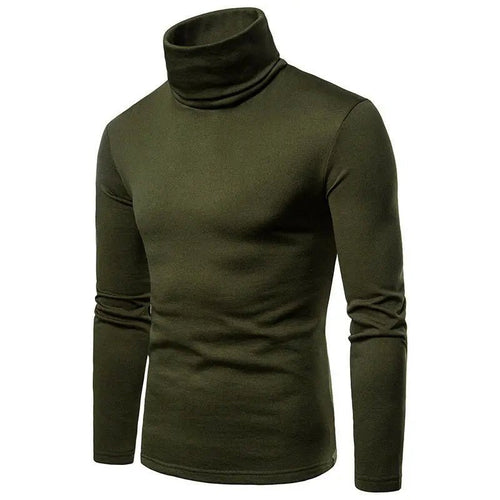 Men’s Slim-Fit Long-Sleeve Turtleneck Top Men's Tops