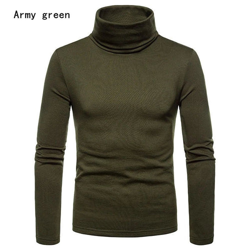 Men’s Slim-Fit Long-Sleeve Turtleneck Top Men's Tops