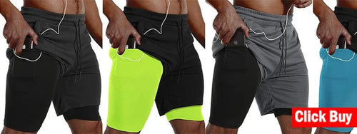 Men's Summer Sport Shorts Beach Gym Training Running Short Pants