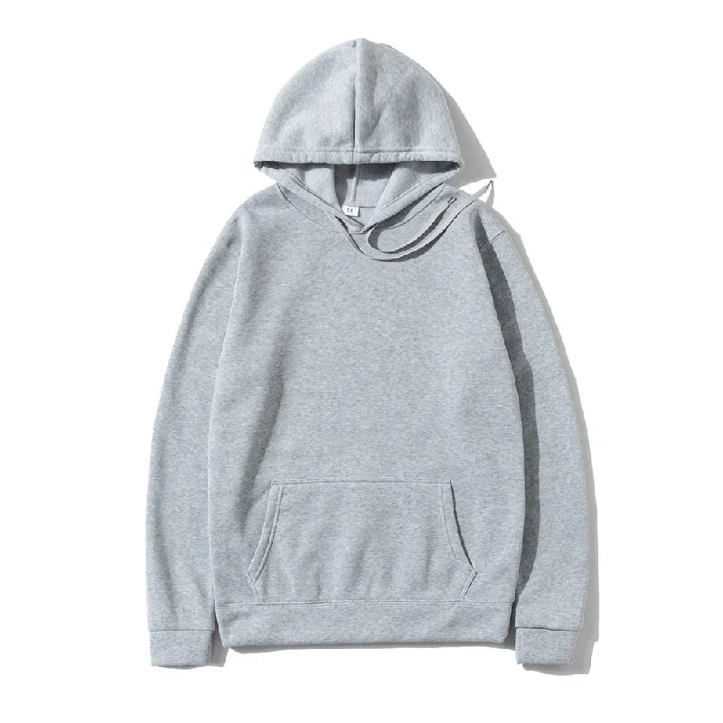 Unisex Fleece Pullover Hoodie with Front Pocket