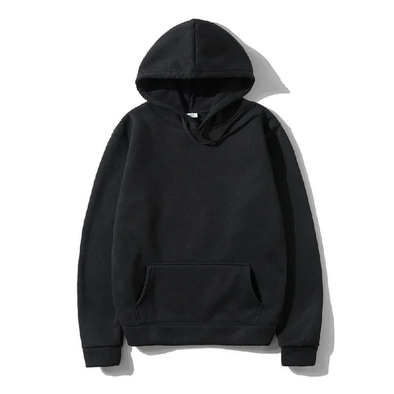 Unisex Fleece Pullover Hoodie with Front Pocket