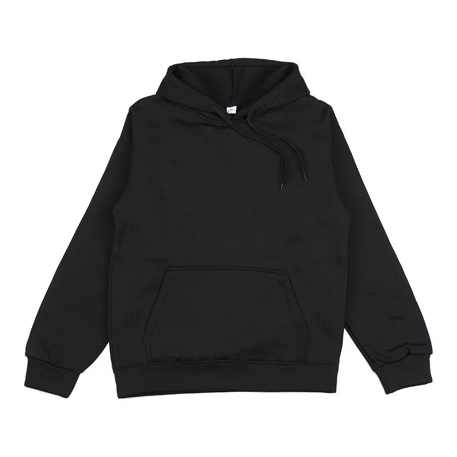 Unisex Fleece Pullover Hoodie with Front Pocket