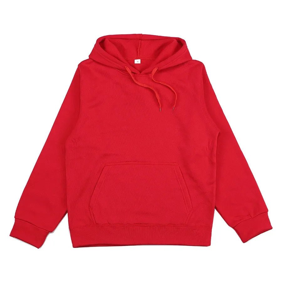 Unisex Fleece Pullover Hoodie with Front Pocket