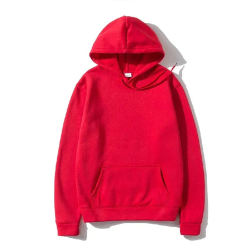 Unisex Fleece Pullover Hoodie with Front Pocket