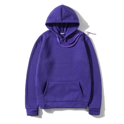 Unisex Fleece Pullover Hoodie with Front Pocket