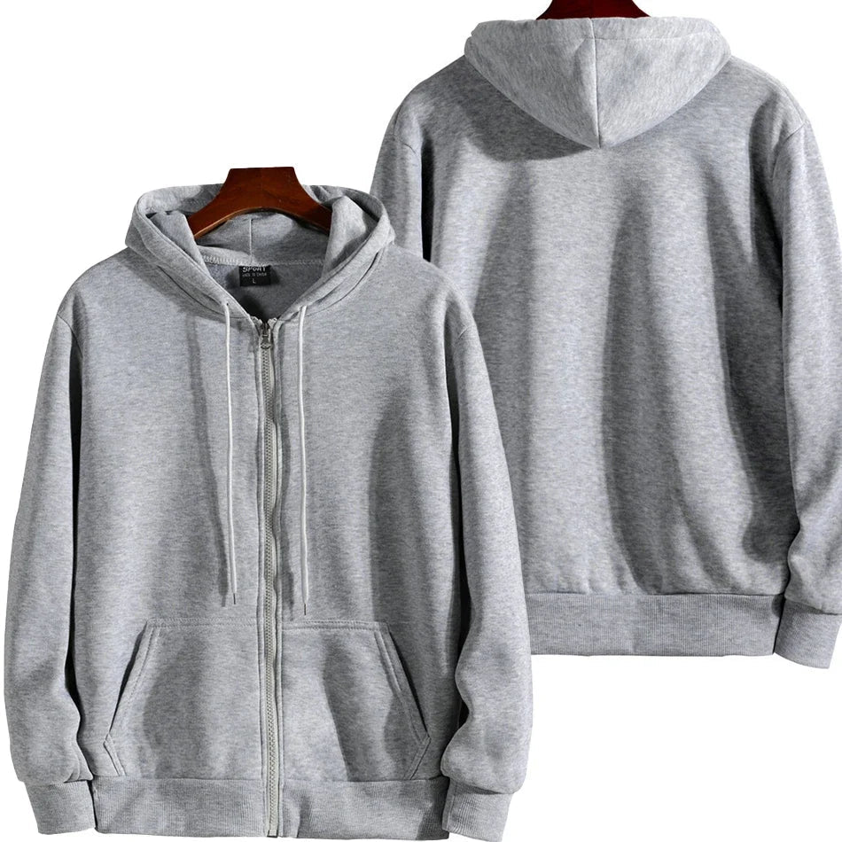 Unisex Full-Zip Hooded Sweatshirt