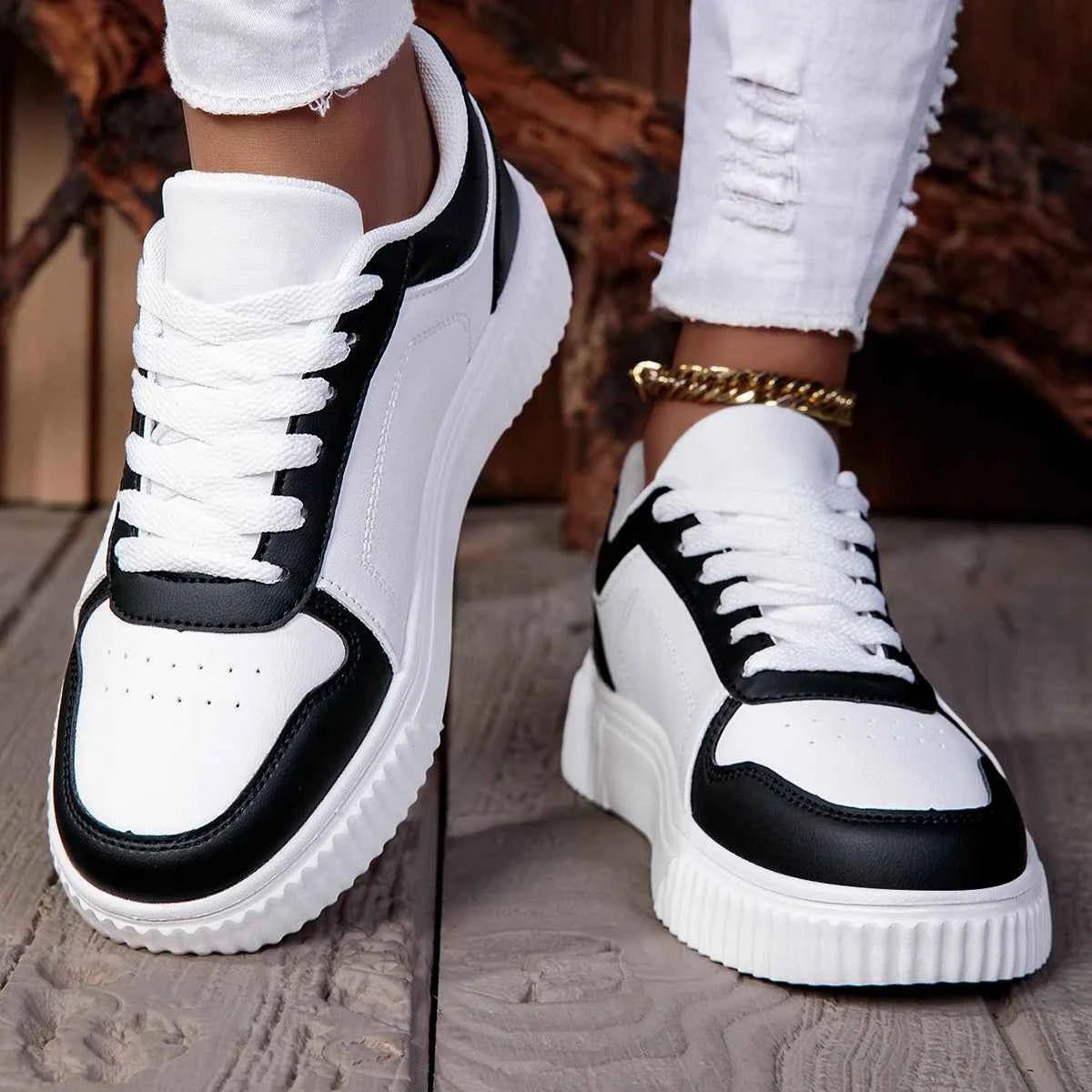 Unisex Retro Platform Sneakers