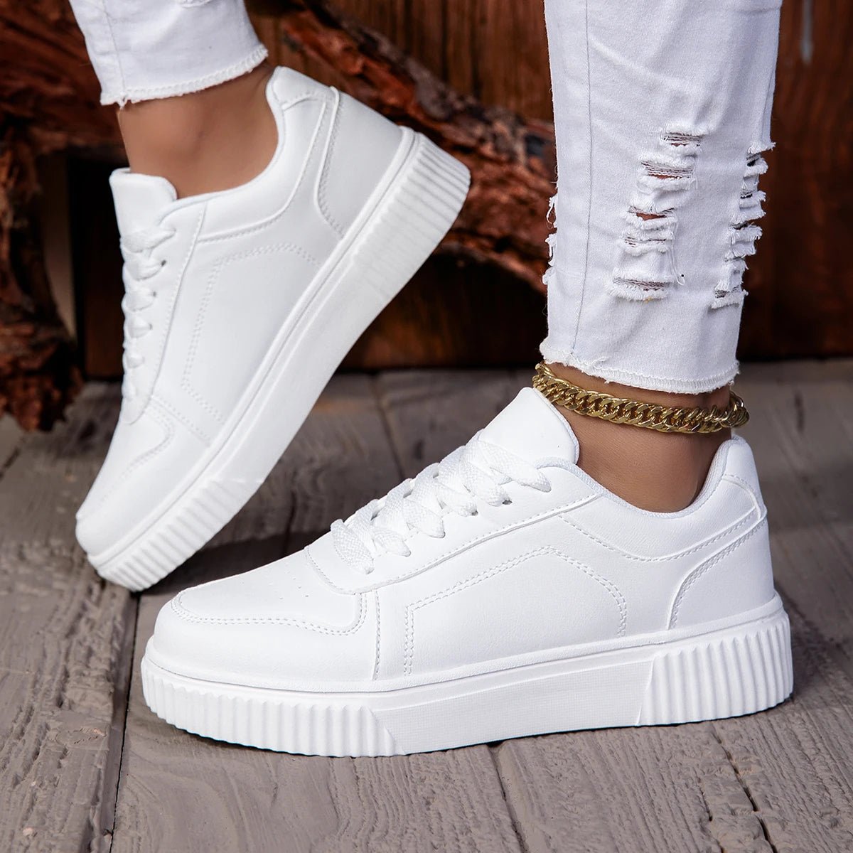 Unisex Retro Platform Sneakers