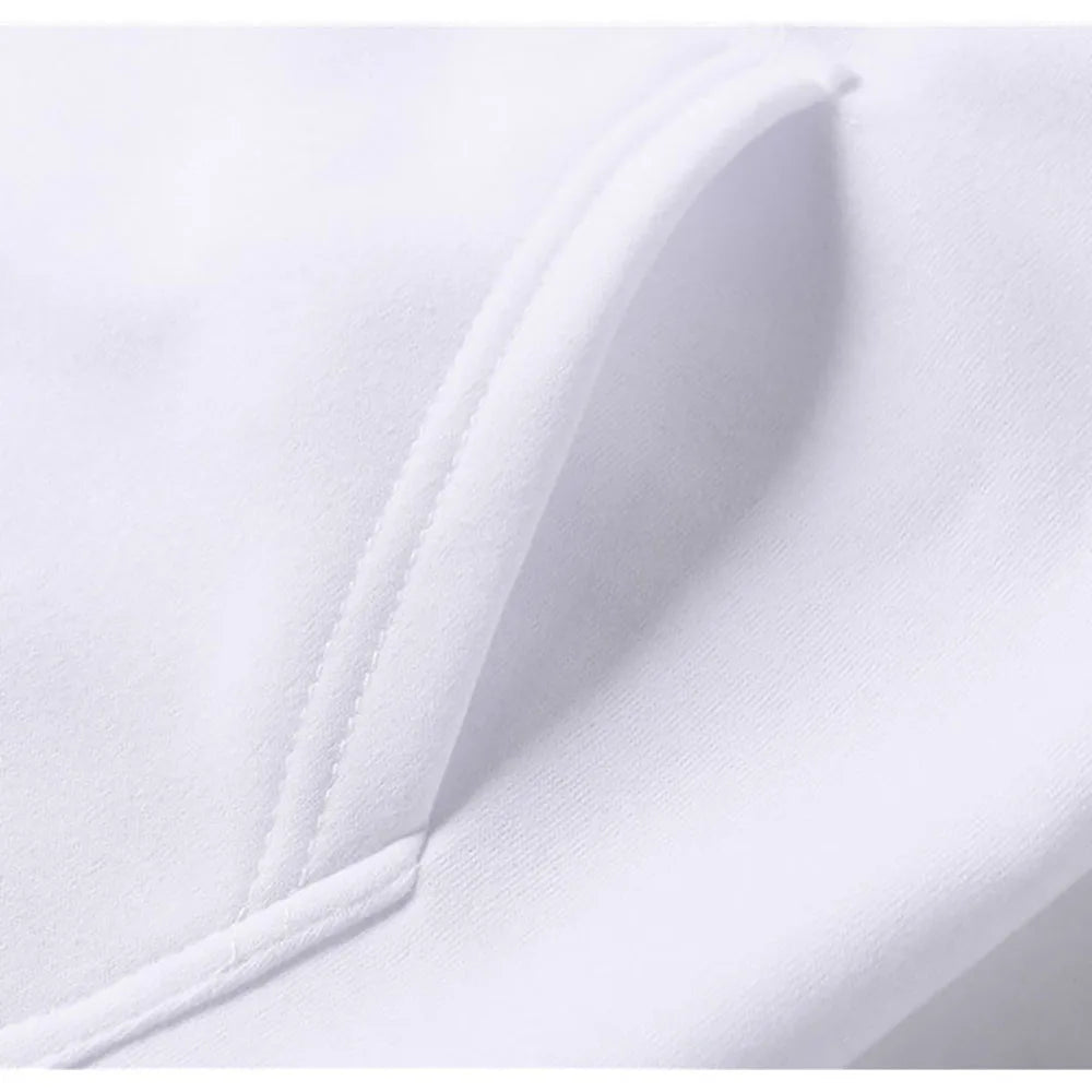 Unisex Solid-Color Pullover Hoodie with Kangaroo Pocket Unisex Hoodies