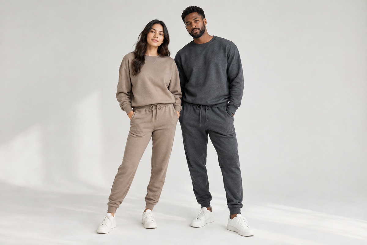 Visuel de mode pour la collection Men’s Pants & Jogger Sets