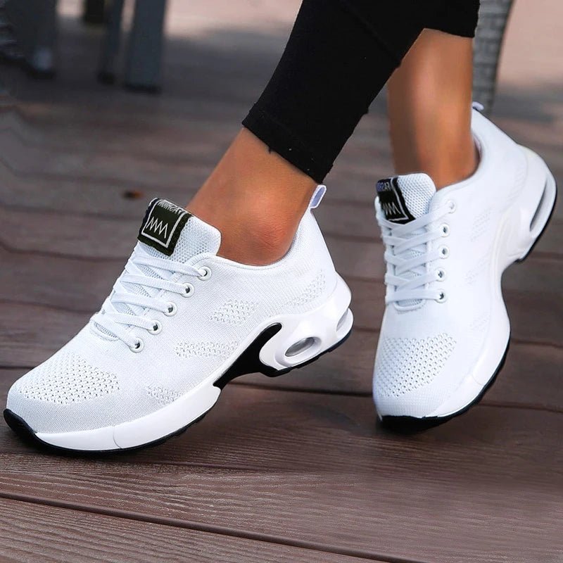 Luxury Women's Mesh Platform Sneakers
