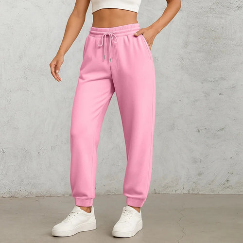 Women's High-Waist Straight-Leg Drawstring Pants