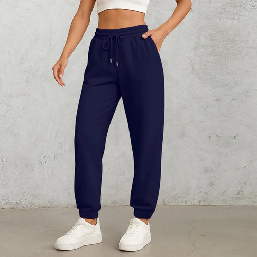 Women's High-Waist Straight-Leg Drawstring Pants
