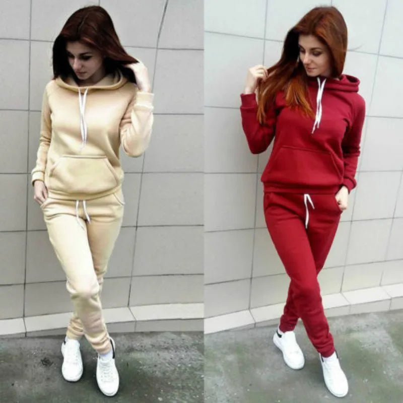 Women's Hoodie & Pants Lounge Tracksuit Set