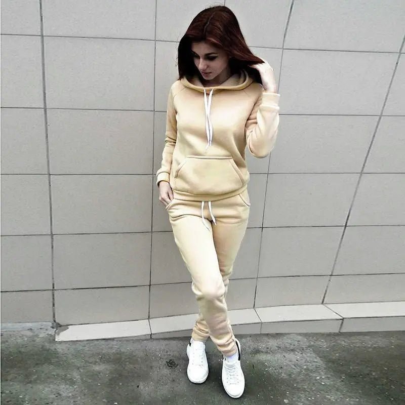 Women's Hoodie & Pants Lounge Tracksuit Set