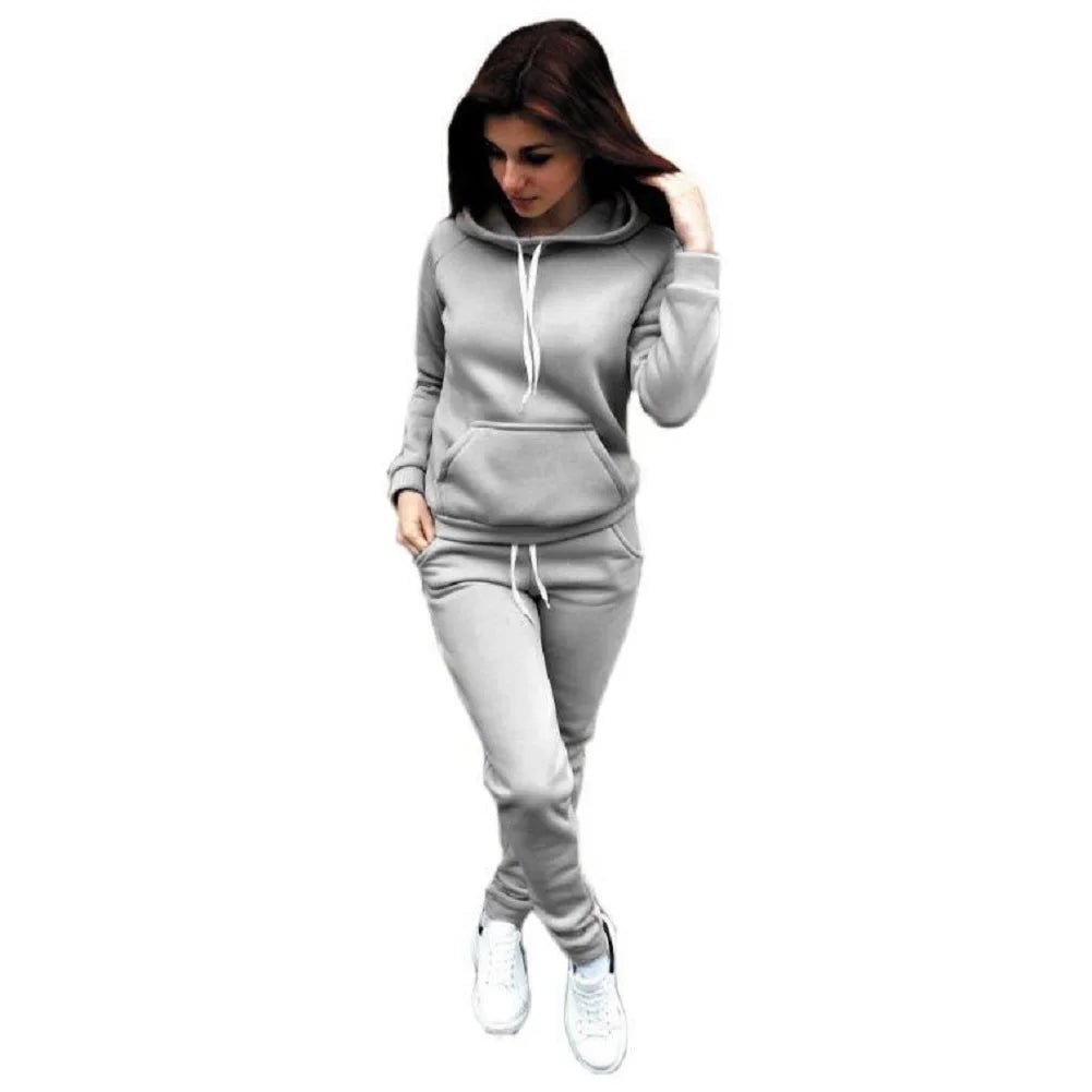 Women's Hoodie & Pants Lounge Tracksuit Set