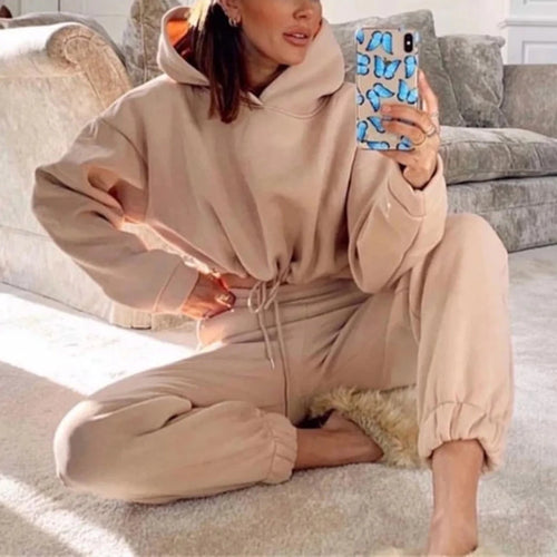 Women's Relaxed Hoodie & Sweatpants Set