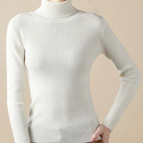 Women’s Slim-Fit Turtleneck Knit Sweater