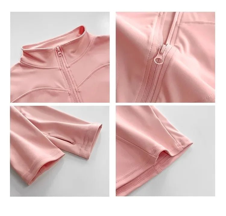 Women’s Slim-Fit Zip-Up Sports Jacket Women's Sports Jackets