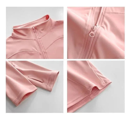 Women’s Slim-Fit Zip-Up Sports Jacket Women's Sports Jackets