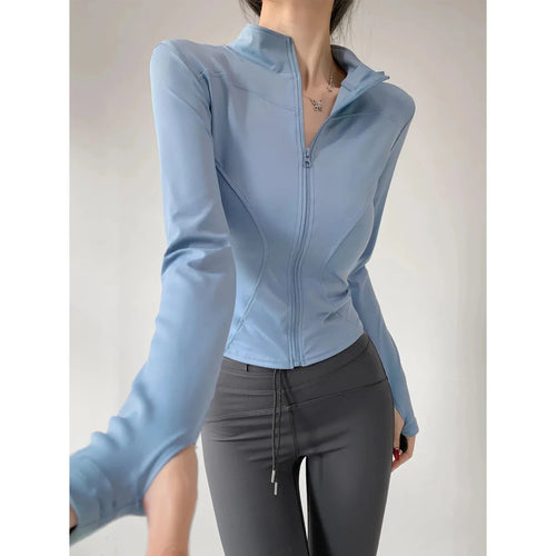 Women’s Slim-Fit Zip-Up Sports Jacket Women's Sports Jackets