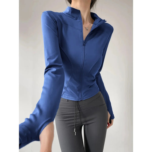 Women’s Slim-Fit Zip-Up Sports Jacket Women's Sports Jackets