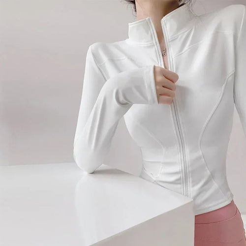 Women’s Slim-Fit Zip-Up Sports Jacket Women's Sports Jackets