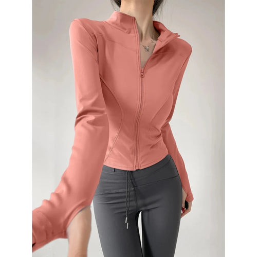 Women’s Slim-Fit Zip-Up Sports Jacket Women's Sports Jackets