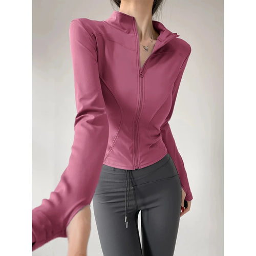 Women’s Slim-Fit Zip-Up Sports Jacket Women's Sports Jackets