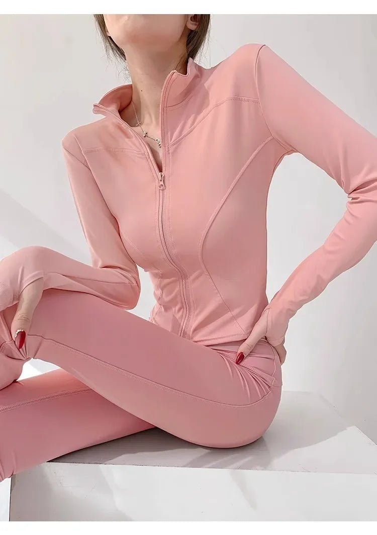 Women’s Slim-Fit Zip-Up Sports Jacket Women's Sports Jackets
